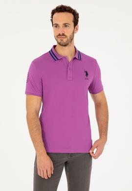 Erkek Mor Basic Tişört - 50279569108