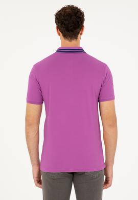 Erkek Mor Basic Tişört - 50279569108