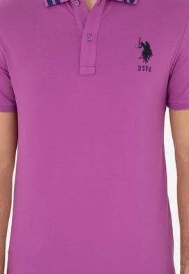 Erkek Mor Basic Tişört - 50279569108