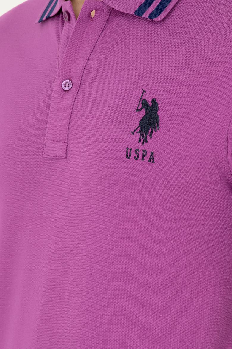 Erkek Mor Basic Tişört - 50279569108