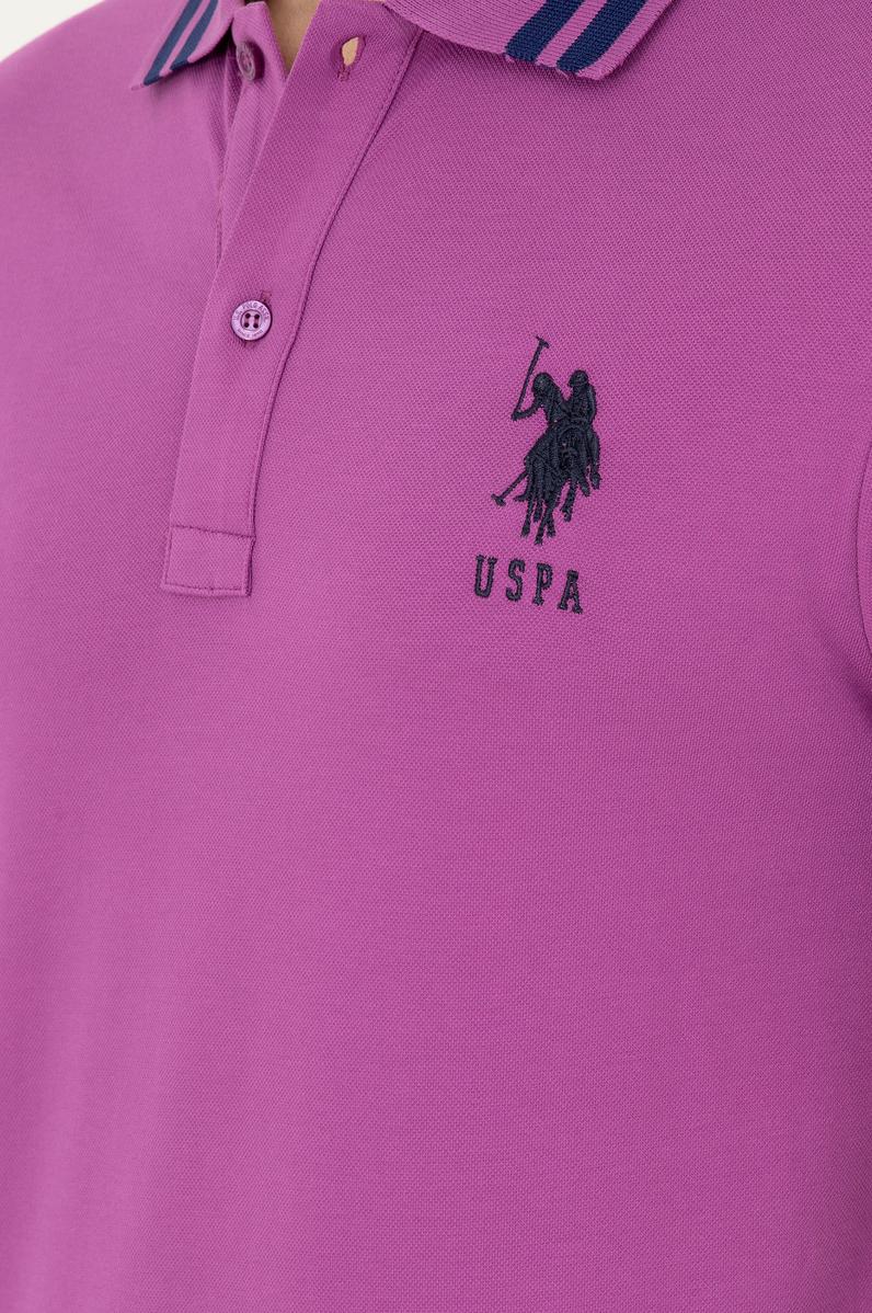 Erkek Mor Basic Tişört