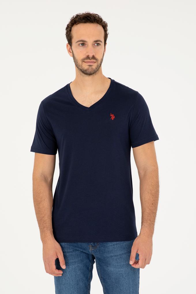 Erkek Lacivert Basic Tişört