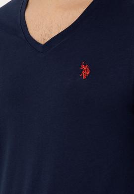 Erkek Lacivert Basic Tişört - 50279574029