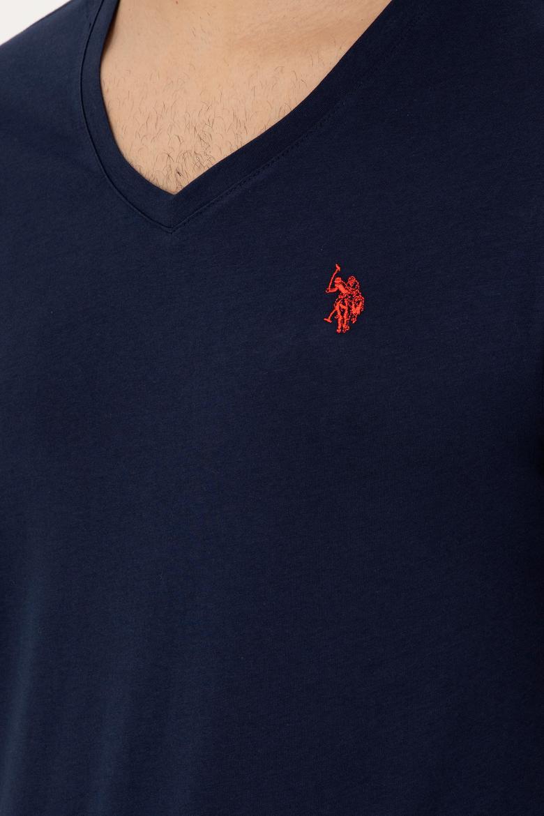 Erkek Lacivert Basic Tişört - 50279574029