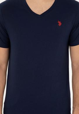 Erkek Lacivert Basic Tişört - 50279574029