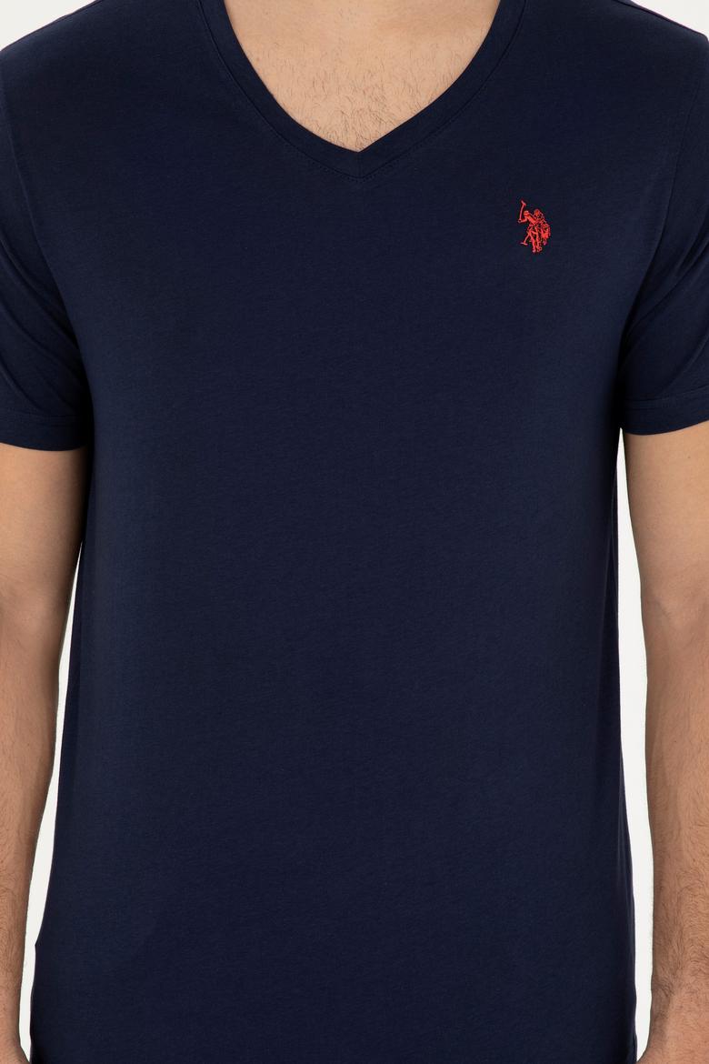 Erkek Lacivert Basic Tişört - 50279574029