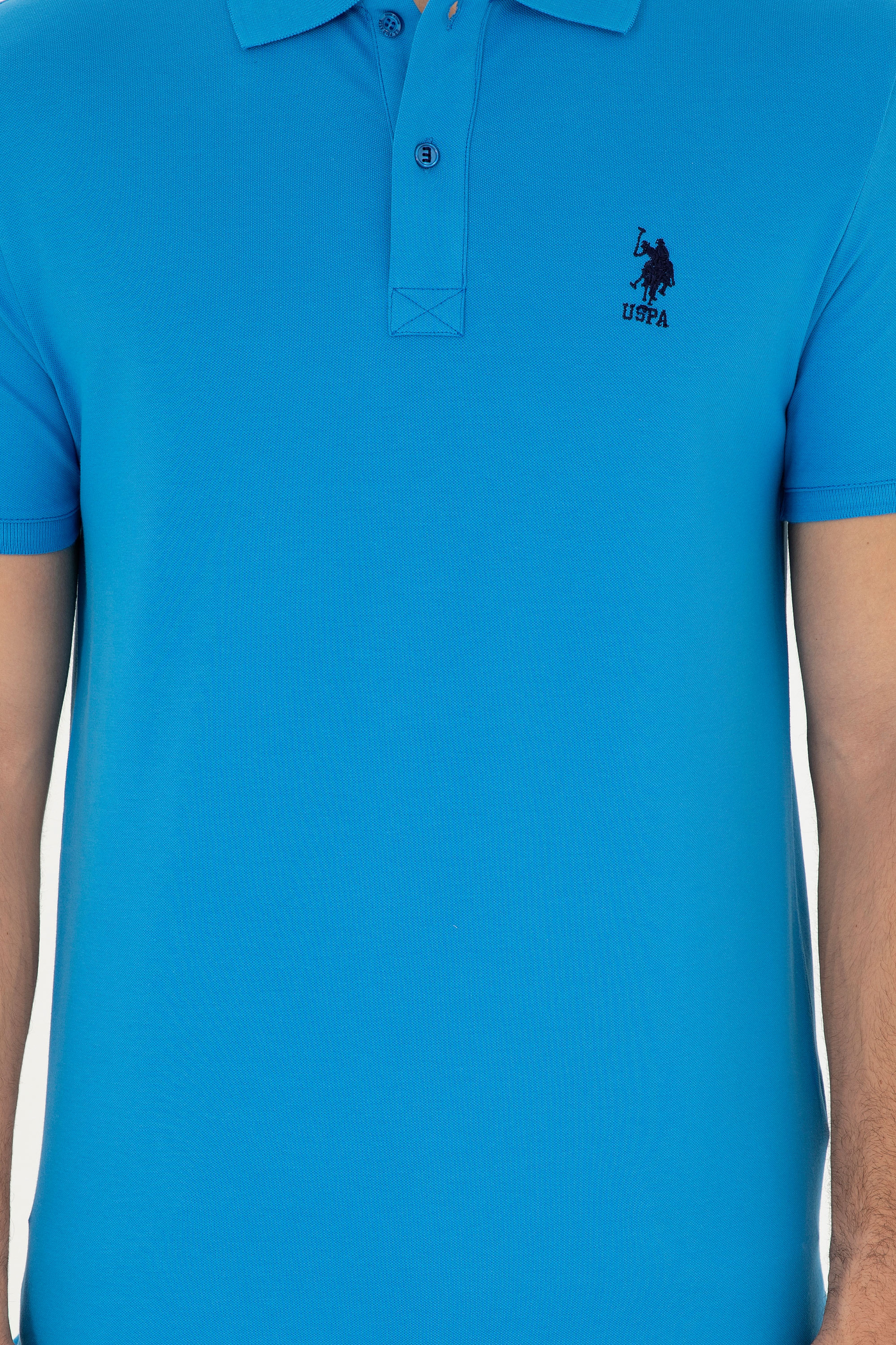 Erkek Saks Basic Tişört - Image 6