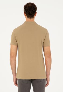 Erkek Haki Basic Tişört - 50279610046