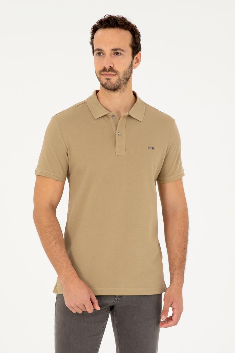 Erkek Haki Basic Tişört