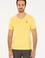 Erkek Sarı Basic Tişört