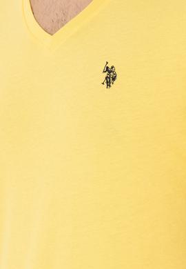 Erkek Sarı Basic Tişört - 50279574127