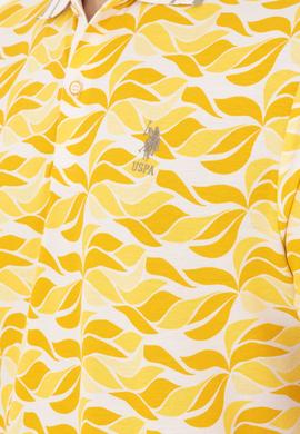 Erkek Regular Fit Polo Yaka Safran Tişört - 50281514010