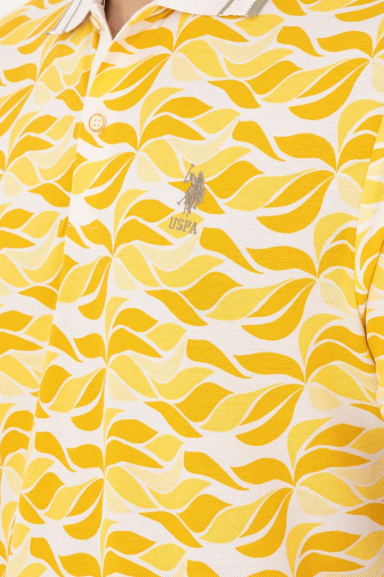 Erkek Regular Fit Polo Yaka Safran Tişört - 50281514010