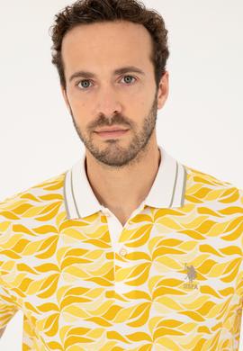 Erkek Regular Fit Polo Yaka Safran Tişört - 50281514010