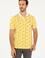 Erkek Regular Fit Polo Yaka Safran Tişört