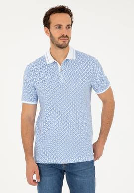 Erkek Açık Mavi Tişört - 50281510039