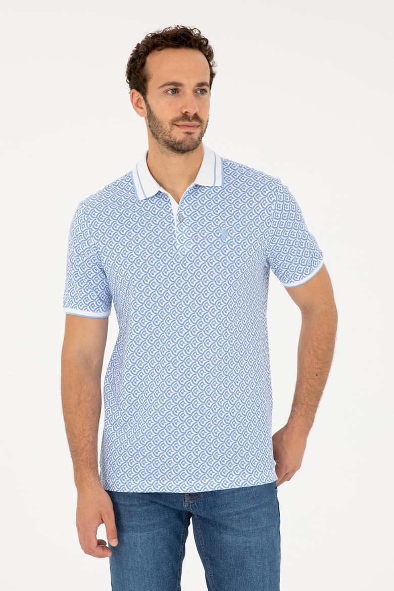 Erkek Açık Mavi Tişört