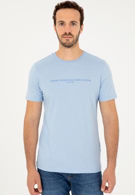 Erkek Açık Mavi Tişört - 50281569009