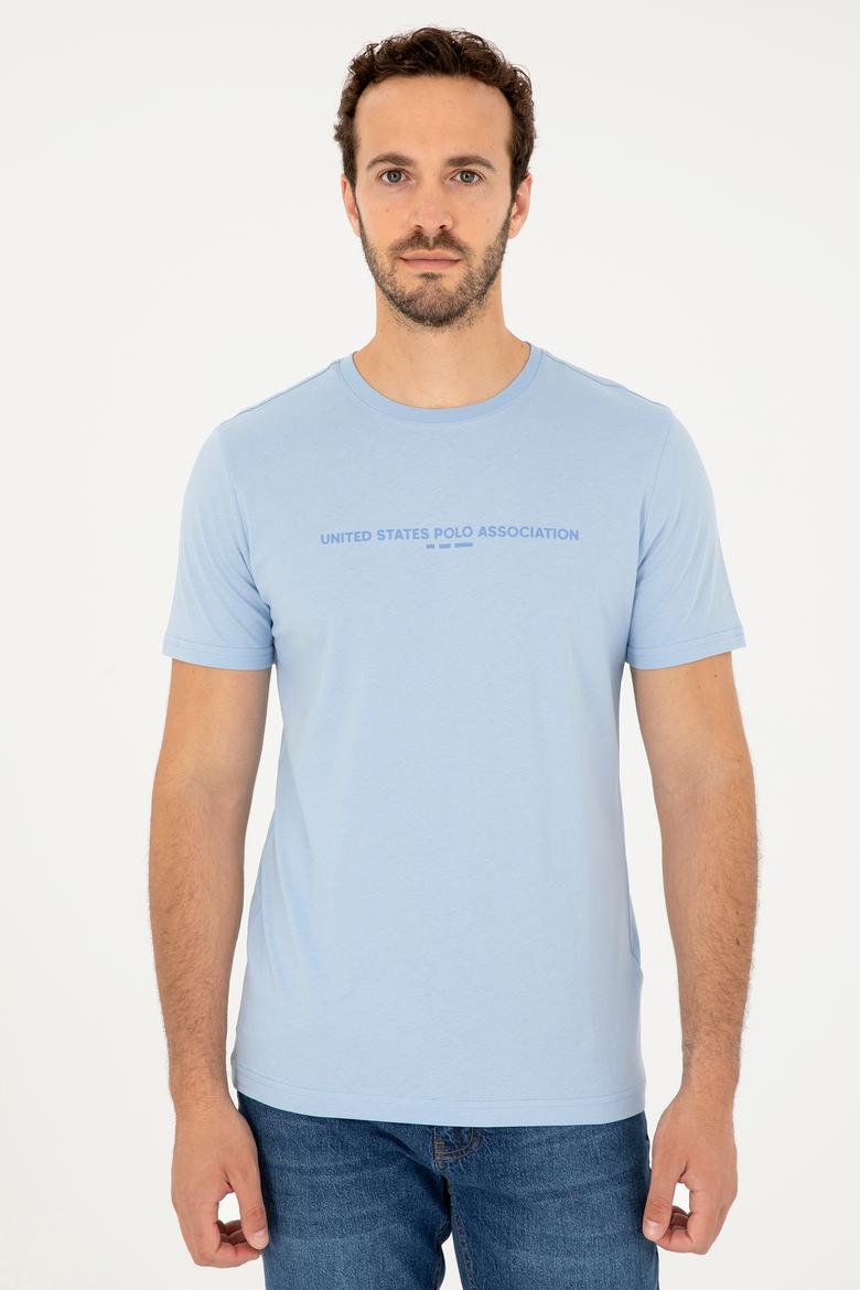 Erkek Açık Mavi Tişört - 50281569009