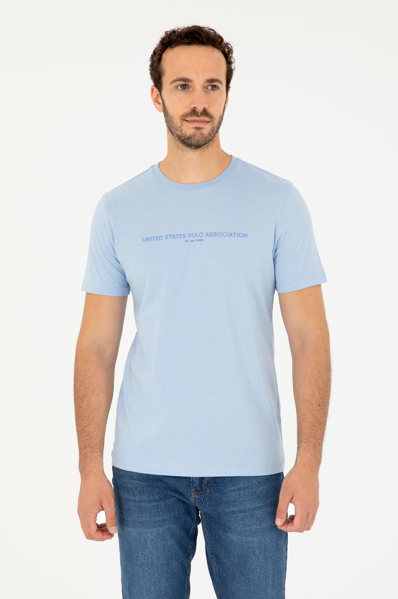 Erkek Açık Mavi Tişört