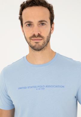 Erkek Açık Mavi Tişört - 50281569009