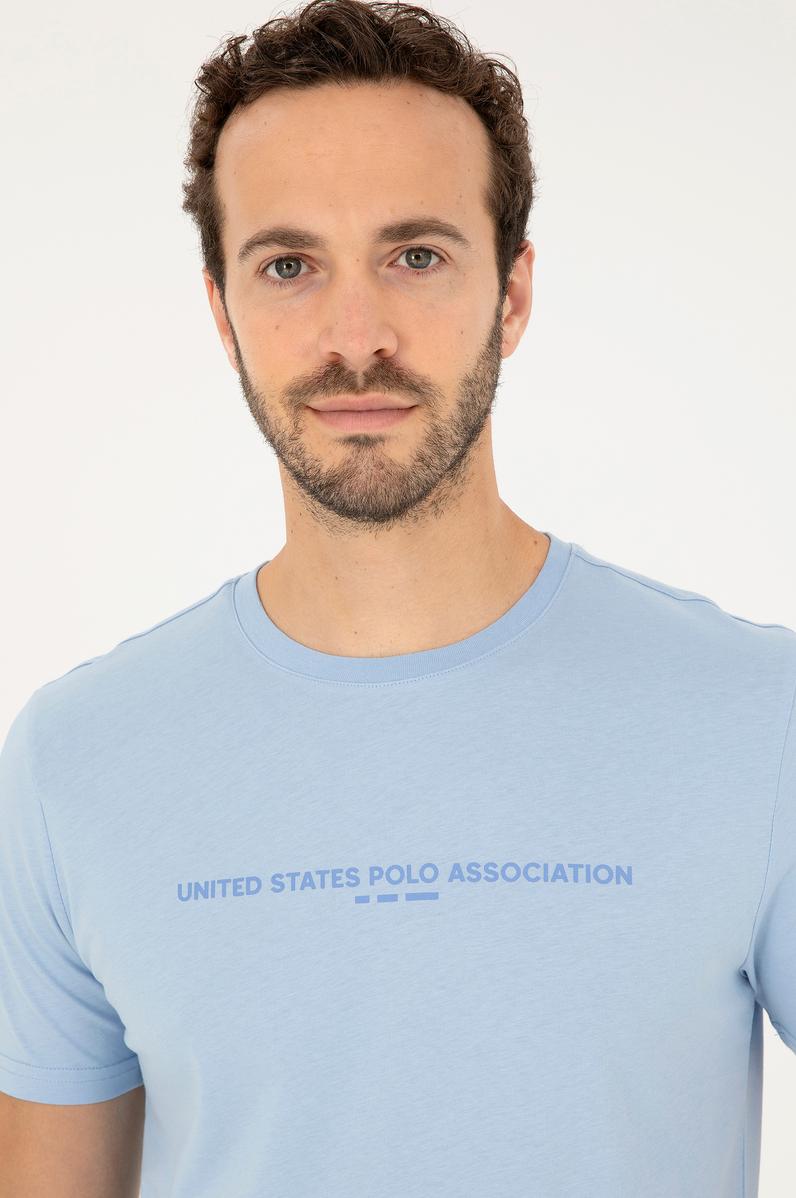 Erkek Açık Mavi Tişört