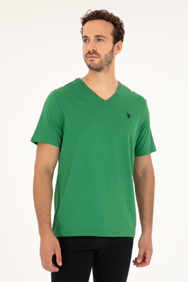 Erkek Yeşil Basic Tişört