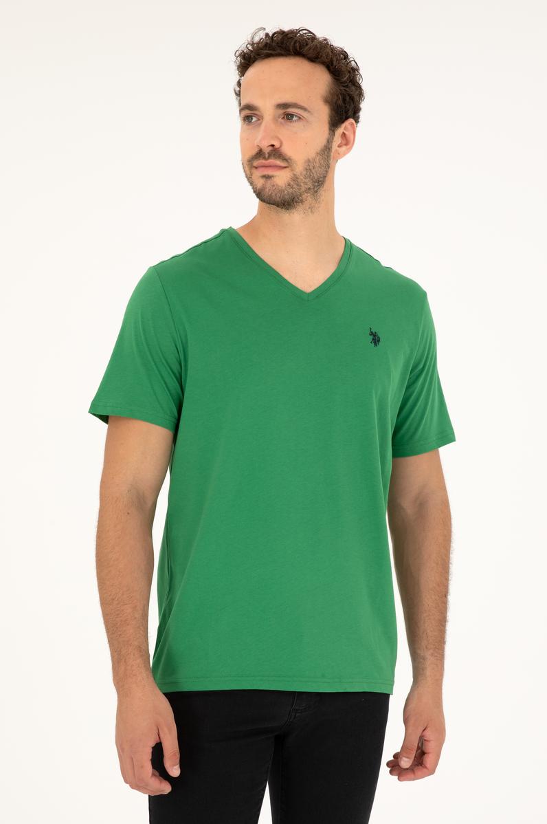 Erkek Yeşil Basic Tişört