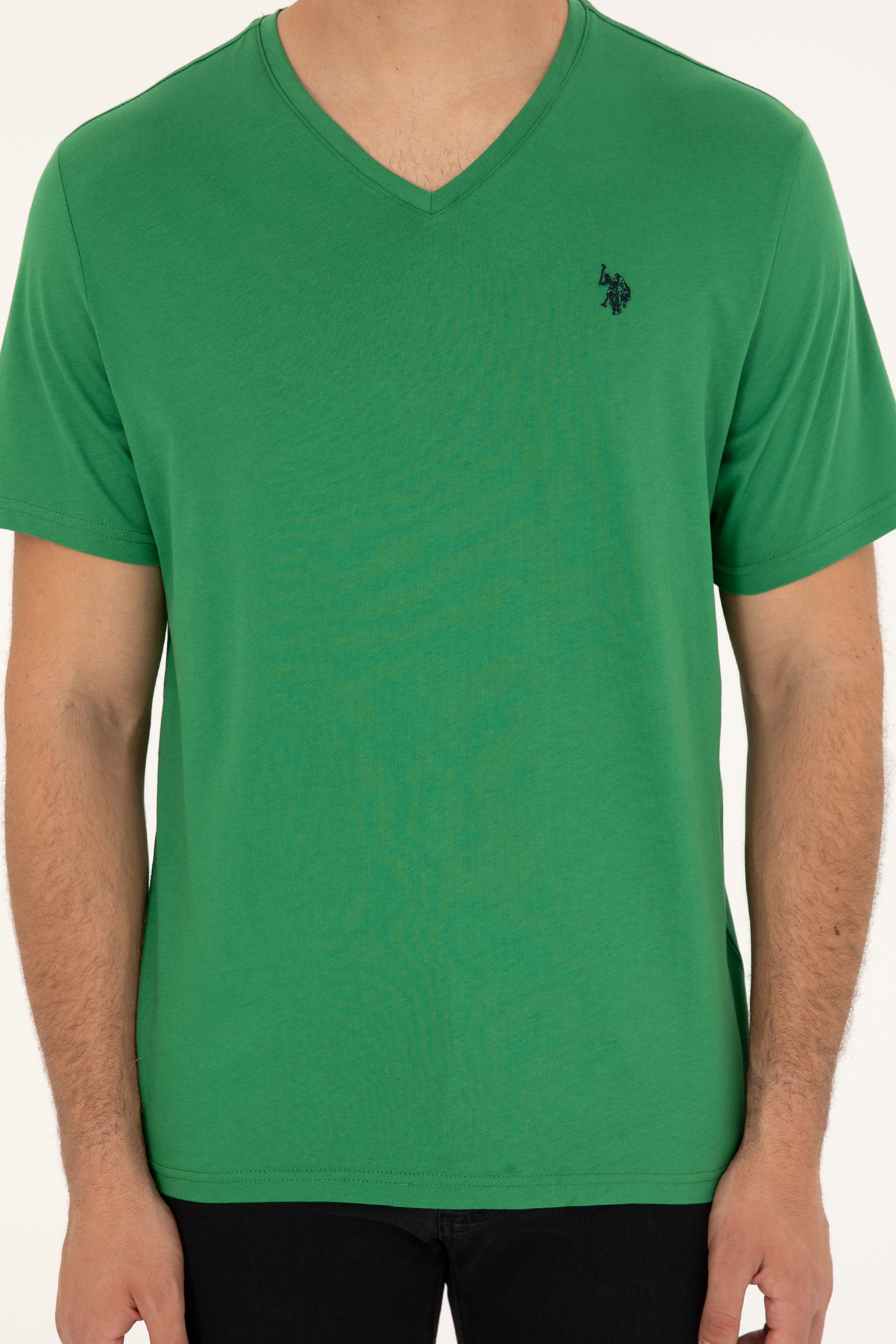 Erkek Yeşil Basic Tişört