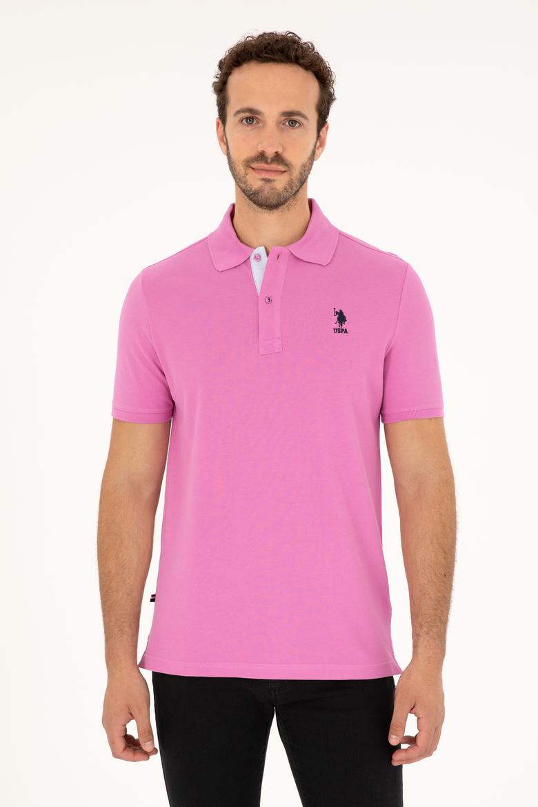 Erkek Menekşe Basic Tişört