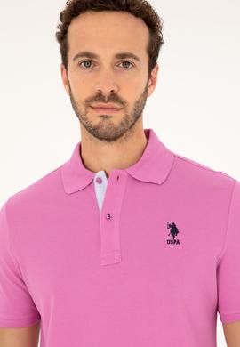 Erkek Menekşe Basic Tişört - 50279611148