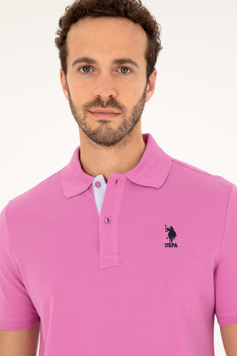 Erkek Menekşe Basic Tişört - 50279611148