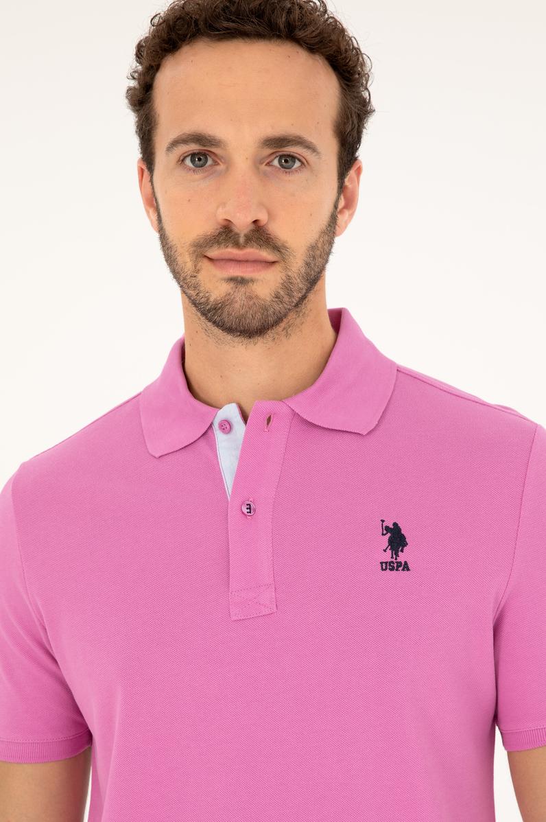 Erkek Menekşe Basic Tişört