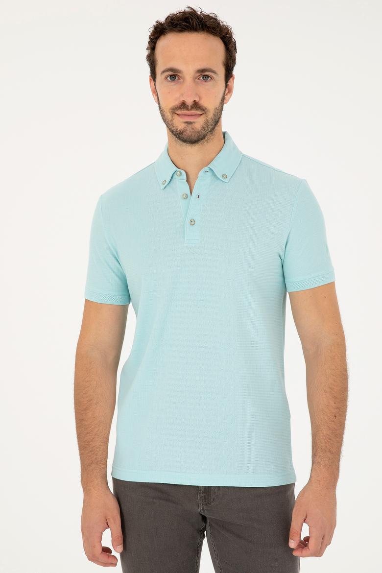 Erkek Su Yeşili Tişört - 50282502030