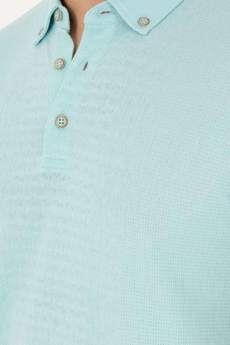 Erkek Su Yeşili Tişört - 50282502030