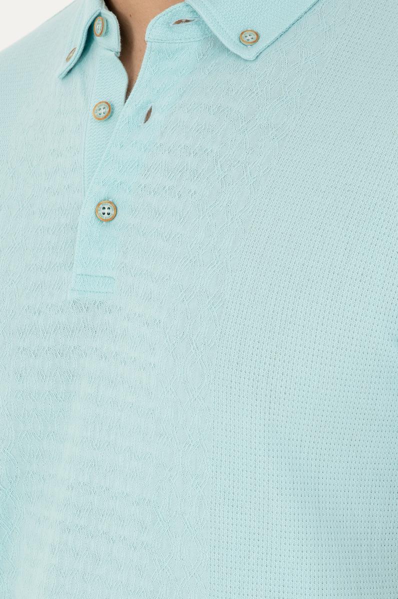 Erkek Su Yeşili Tişört