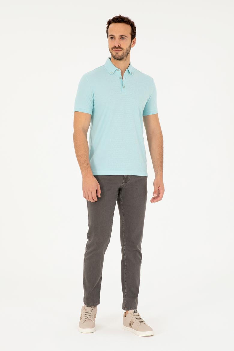 Erkek Su Yeşili Tişört - 50282502030