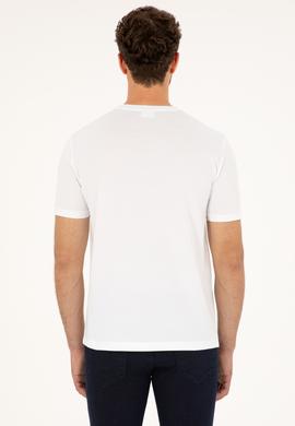 Erkek Beyaz Basic Tişört - 50281948001