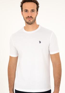 Erkek Beyaz Basic Tişört - 50281948001