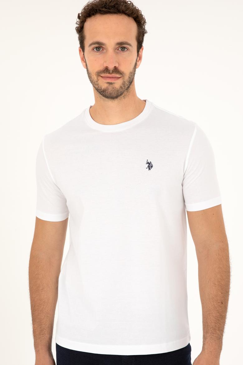 Erkek Beyaz Basic Tişört - 50281948001