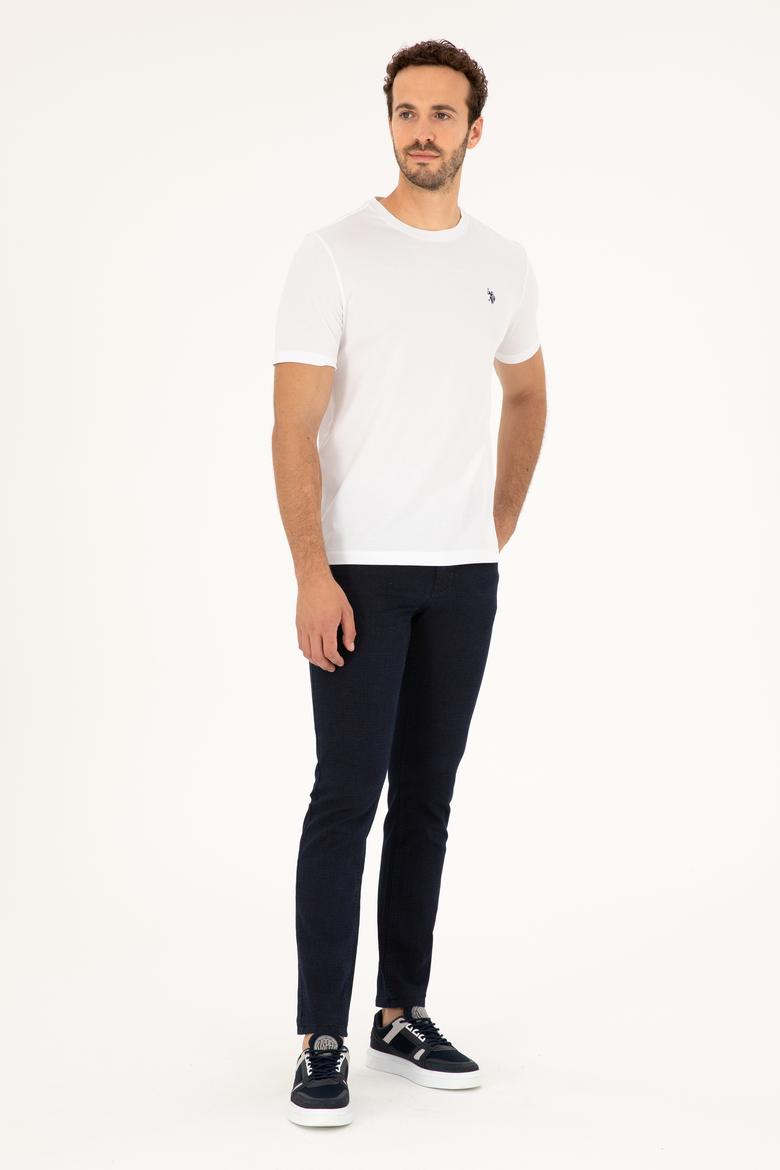 Erkek Beyaz Basic Tişört - 50281948001