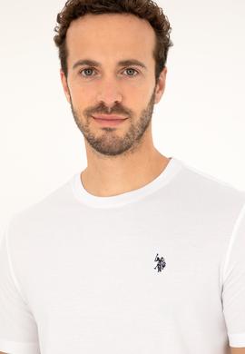 Erkek Beyaz Basic Tişört - 50281948001