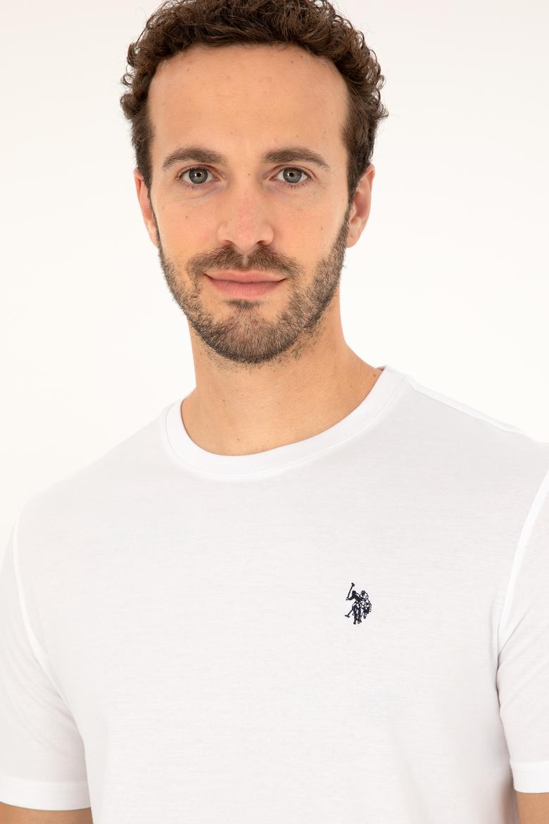 Erkek Beyaz Basic Tişört - 50281948001