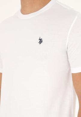 Erkek Beyaz Basic Tişört - 50281948001