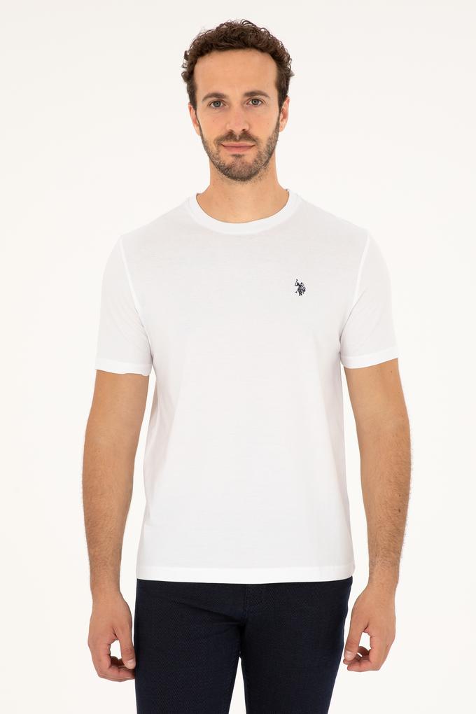 Erkek Beyaz Basic Tişört