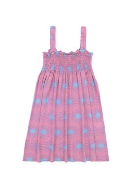 Kız Çocuk Menekşe Kolsuz Örme Elbise - 50288077027
