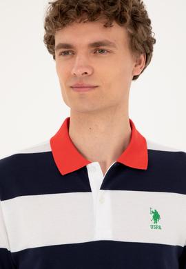 Erkek Regular Fit Polo Yaka Lacivert Tişört - 50288503054