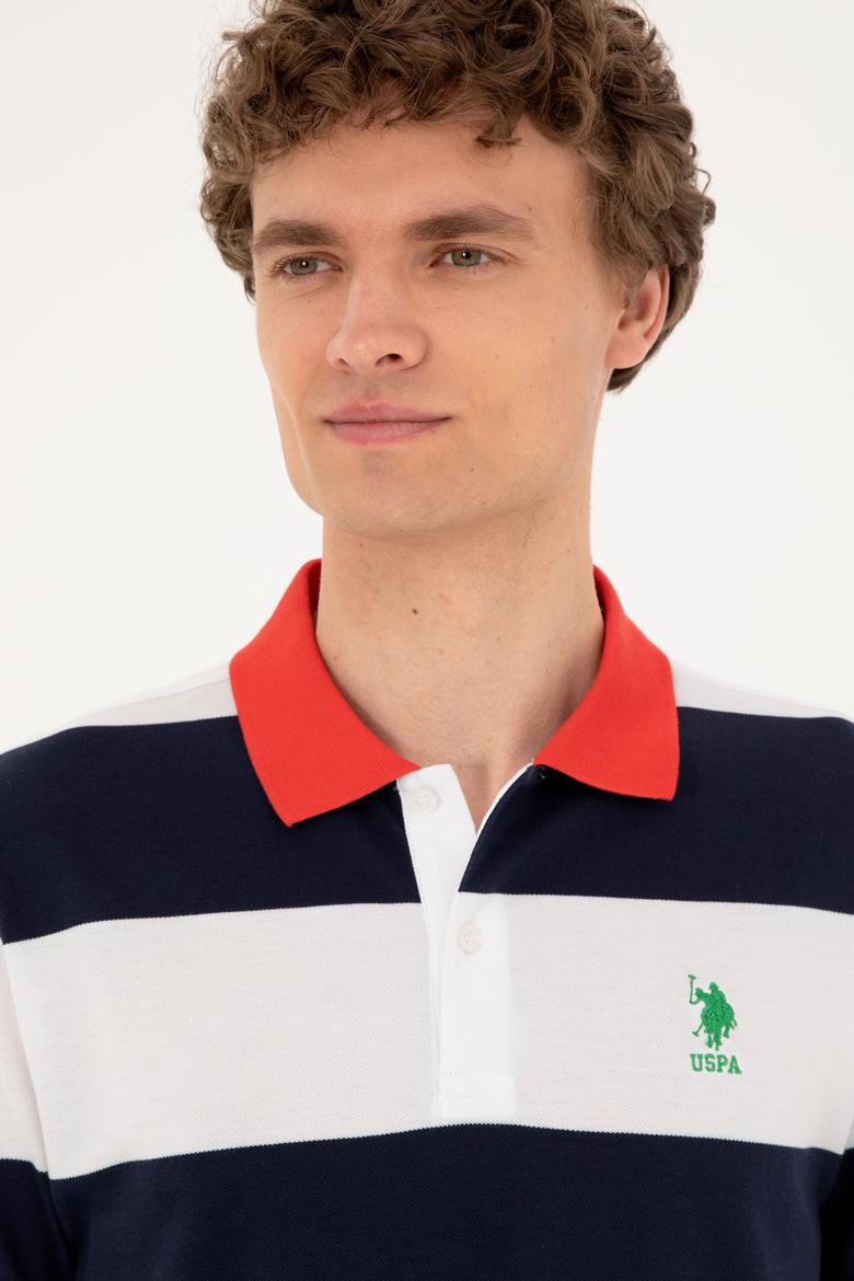 Erkek Regular Fit Polo Yaka Lacivert Tişört - 50288503054