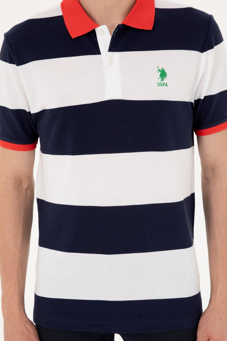Erkek Regular Fit Polo Yaka Lacivert Tişört - 50288503054