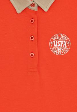 Kız Çocuk Nar Çiçeği Polo YakaTişört - 50288435050